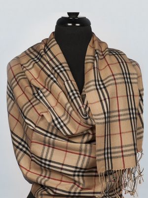 Burberry Look Pashmina Silk Shawl 