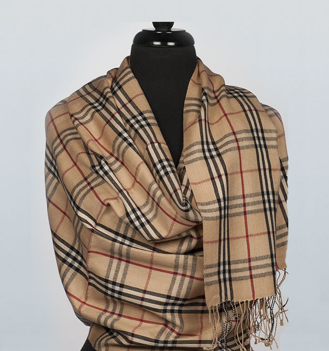 pashmina burberry