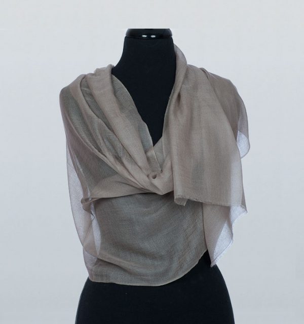Delicate Fine Pashmina  - Weighs only 52 gms - Image 2