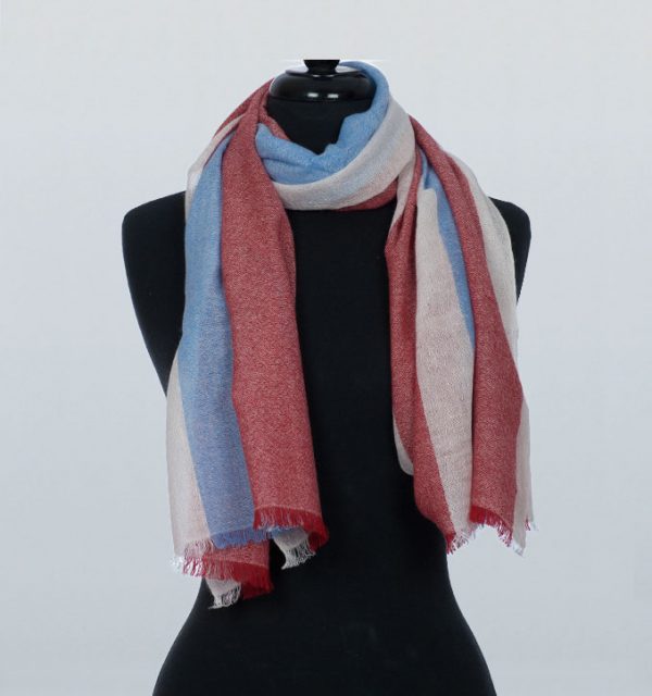 Pashmina Scarf with Linen Weave